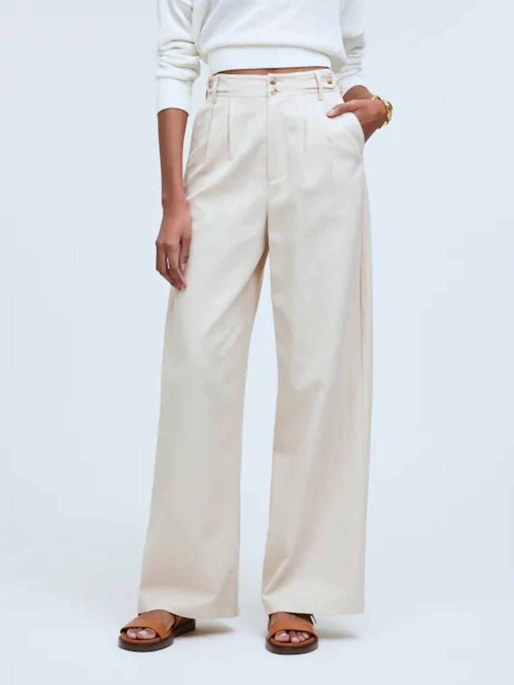 NWT Madewell The Harlow Wide Leg Pant Size 4T